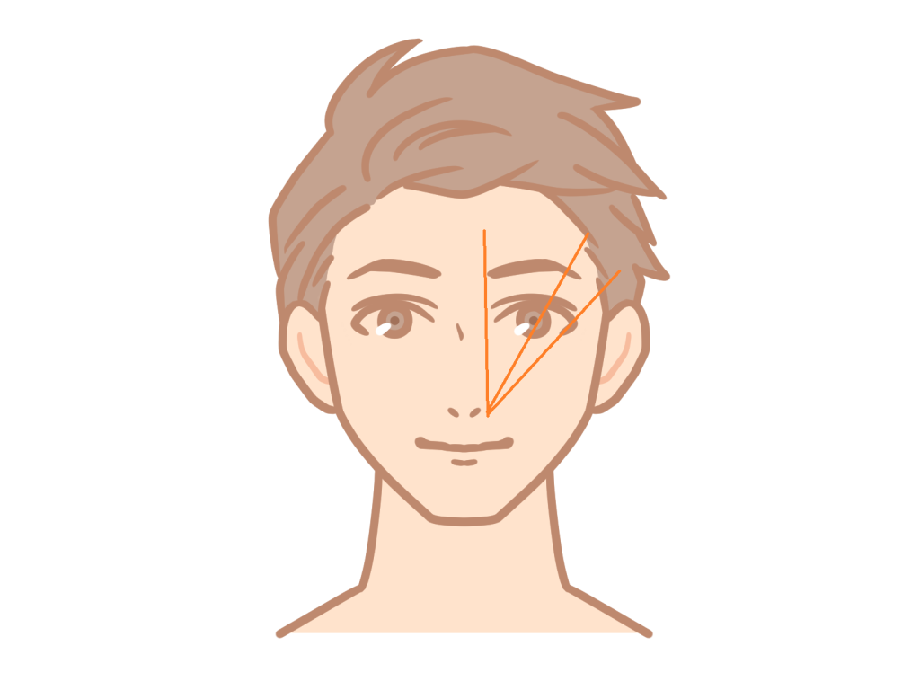 自然な眉の描き方